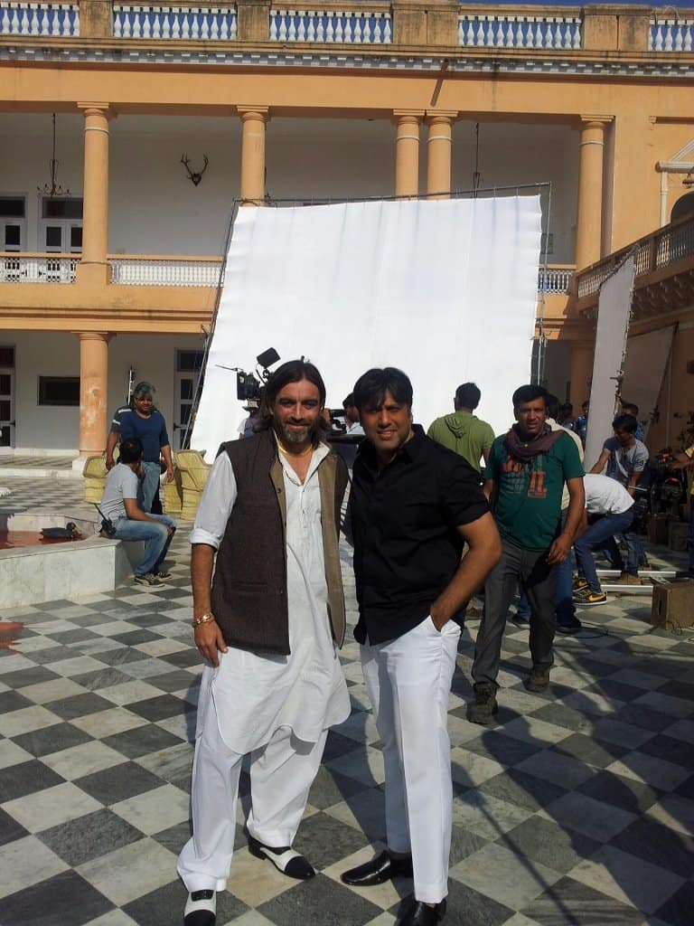 Daljit Sean Singh with Govinda