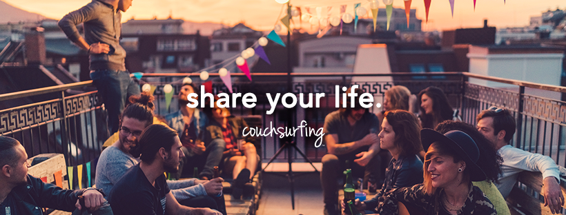Share your life by Couchsurfing
