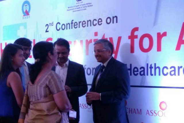 Dr. Namrata of Drugless Health Care Centre with Dr. Randeep Guleria