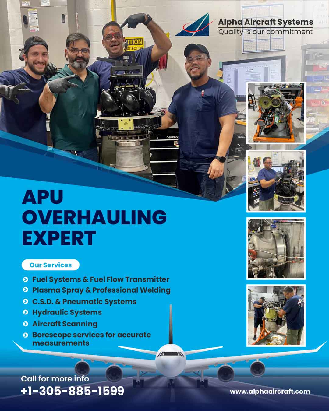Alpha Aircraft Systems APU repair overhaul maintenance